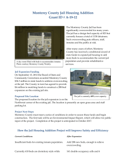 Jail Housing Addition Fact Sheet