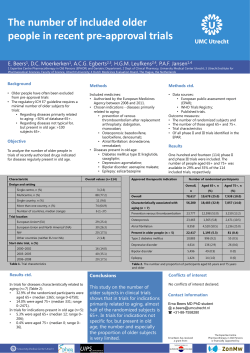 number older people included in trial Beers 2013