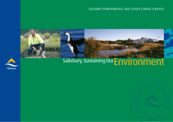 SALISBURY ENVIRONMENTAL AND CLIMATE CHANGE STRATEGY