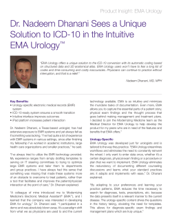 Dr. Nadeem Dhanani Sees a Unique Solution to ICD
