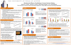 Modeling the Effects of Scaffolding in Human Decision Making