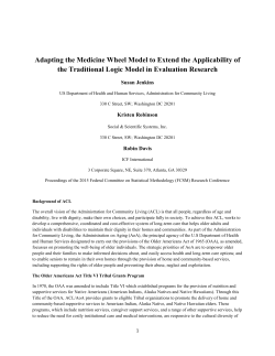 Adapting the Medicine Wheel Model to Extend the Applicability