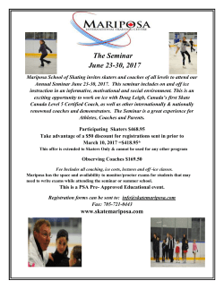 THE SEMINAR -June 26-30, 2017