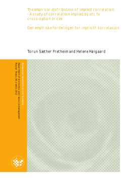 The empirical distribution of implied correlation - A