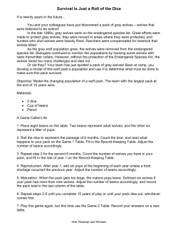 Survival Is Just a Roll of the Dice