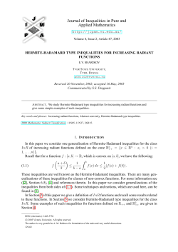 Hermite-Hadamard Type Inequalities for Increasing Radiant Functions