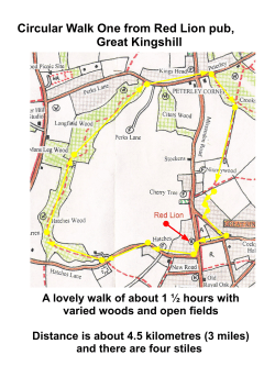 Circular Walk One from Red Lion pub, Great Kingshill