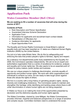 Job Description and Person Specification Template