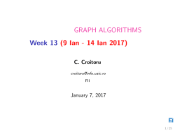@let@token GRAPH ALGORITHMS 0.3cm Week 13 @let@token (9