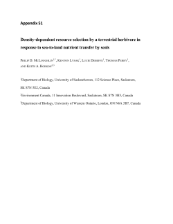 Appendix S1. Spatial heterogeneity in sea-to-land nutrient