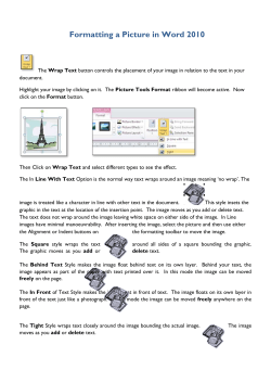 03 - Formatting a Picture in Word 2010