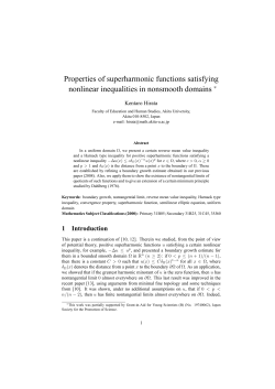 Properties of superharmonic functions satisfying nonlinear