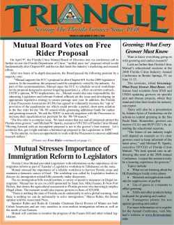 Mutual Board Votes on Free Rider Proposal Mutual Stresses