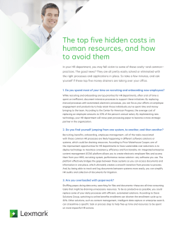 The top five hidden costs in human resources, and how to avoid them
