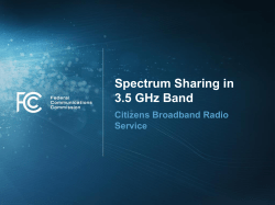 Spectrum Access System (SAS)