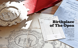 Birthplace of The Open