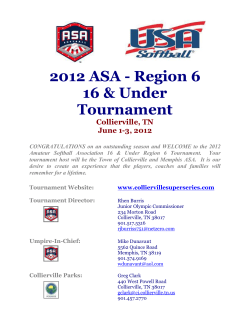 2012 ASA Region 6