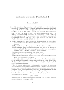 Solutions for Exercises for TATA55, batch 2