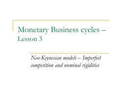 Imperfect competition