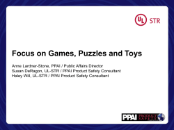 Focus on Games, Puzzles and Toys