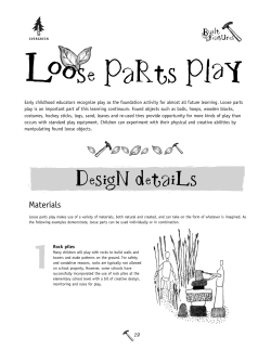 Loose Parts Play