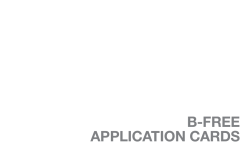 B-Free Application Cards