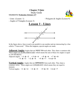 Finding Interior Angles of Triangles