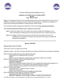 3/3/2015 - Colorado Developmental Disabilities Council