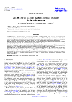 Conditions for electron-cyclotron maser emission in the solar corona