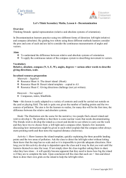 New CAME lesson 6