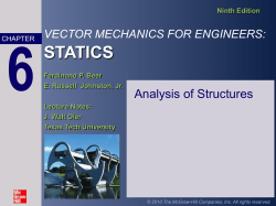 VECTOR MECHANICS FOR ENGINEERS