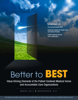 Better to BEST - Patient-Centered Primary Care Collaborative