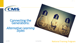 Learning Styles