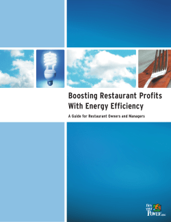 Boosting Restaurant Profits With Energy Efficiency