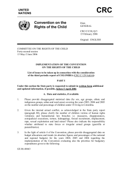 implementation of the convention on the rights of the child