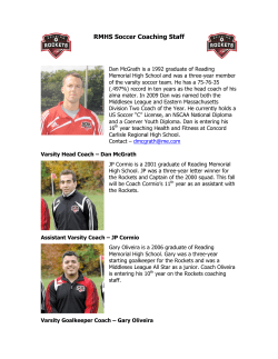 2015 Coaching Staff