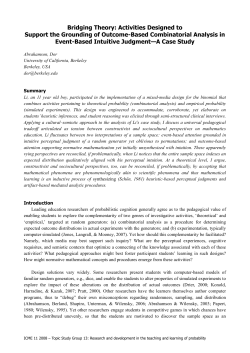 Bridging Theory: A Case Study of an 11 Year