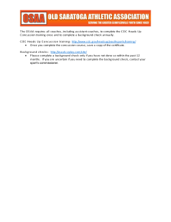 The OSAA requires all coaches, including assistant coaches, to