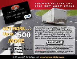 GET MORE . . . Up to $500