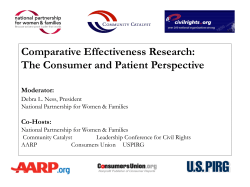 CER and Minority Health