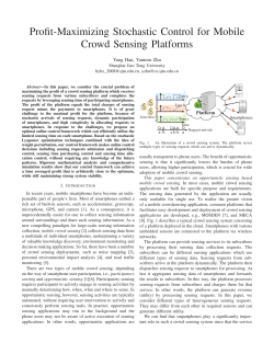 Profit-Maximizing Stochastic Control for Mobile Crowd