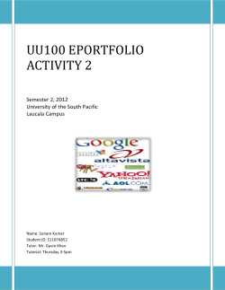 UU100 EPORTFOLIO ACTIVITY 2