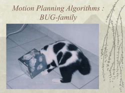 Motion Planning Algorithms