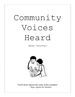 Community Voices Heard