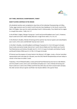 DAY THREE, INDIVIDUAL CHAMPIONSHIPS, TURKEY MANY