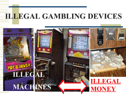 Illegal Video Gambling Devices - 1-888