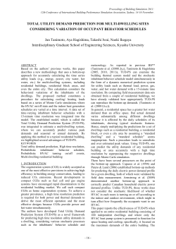 TOTAL UTILITY DEMAND PREDICTION FOR MULTI