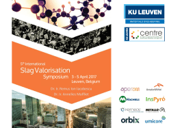 Closing speech Slag Valorisation Symposium