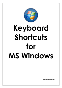 Dialog Box Keyboard Shortcuts
