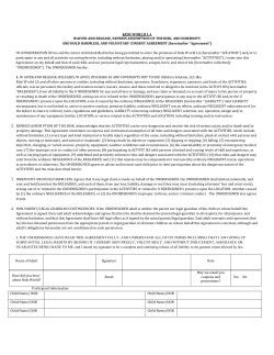 kids world la waiver and release, express assumption of the risk